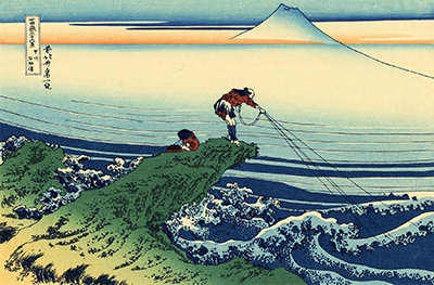 Kajikazawa in Kai Province Hokusai